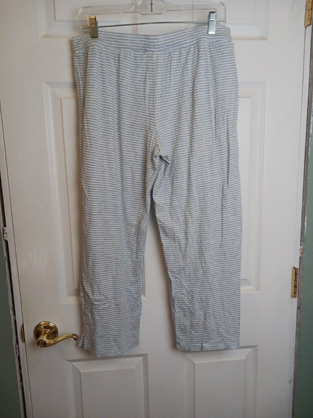 Van Winkle & Co Pajama Set Womens Large \ Striped Button Long Sleeve Pants #D-40 - Picture 5 of 13